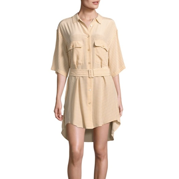 Equipment Dresses & Skirts - Equipment Matteo Hi-Lo Silk Shirtdress, L